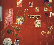 Henri Matisse Red studio oil